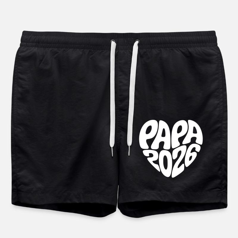 Papa 2026 - Badeshorts - Schwarz