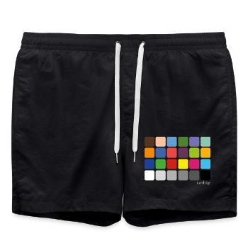 ColorChecker - Swim Trunks - black - Front - AI Model Male 185 light (185cm)