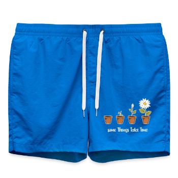 Temps (sombre) - Short de bain - cobalt blue - Devant