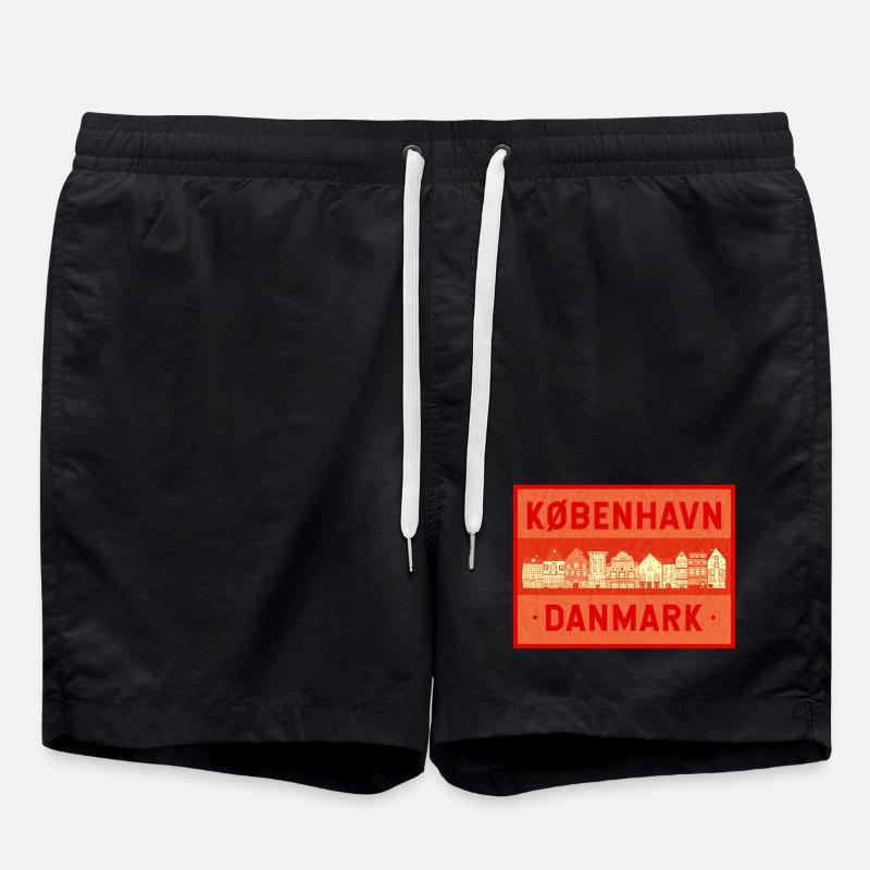 Kopenhagen - Dänemark - Badeshorts - Schwarz