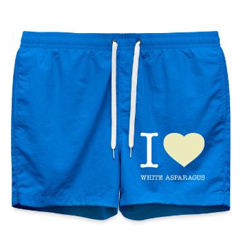 J’AIME LES ASPERGES BLANCHES Spargel - Short de bain - cobalt blue - Devant