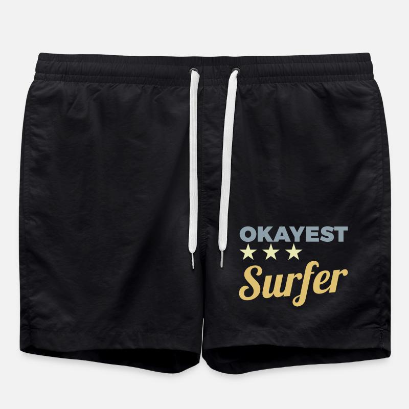 Average surfer - Swim Trunks - black