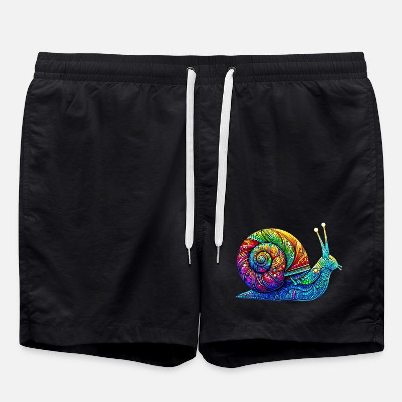 Snail - Swim Trunks - black