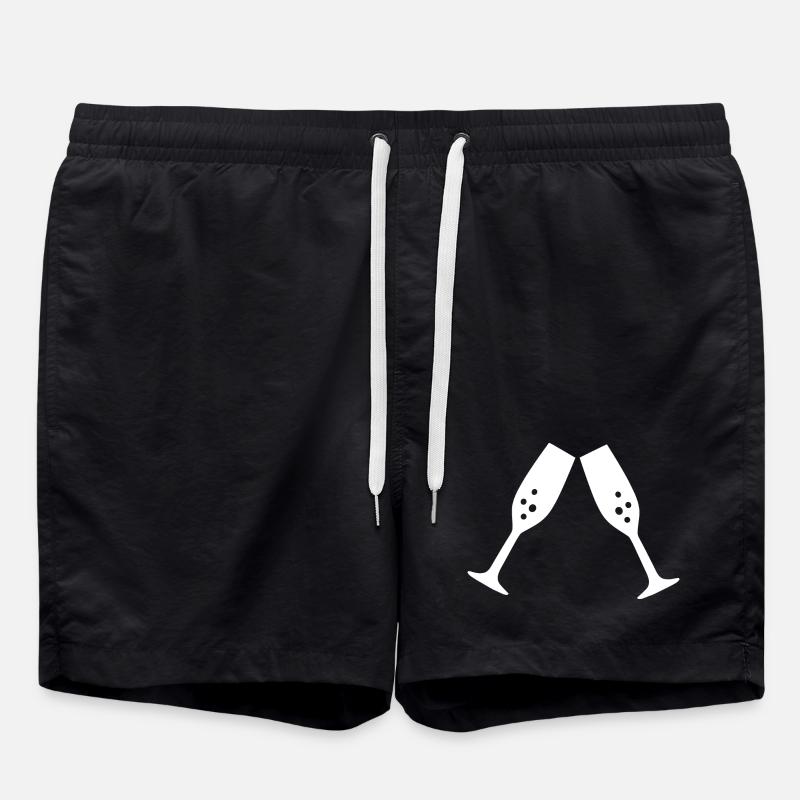 Glass Gift Christmas - Swim Trunks - black