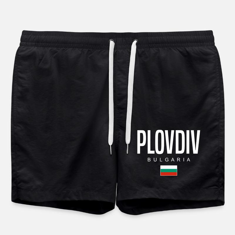 Plovdiv Bulgarien - Badeshorts - Schwarz
