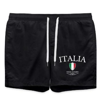Ursprünglich aus Italien, geboren in Italien - Badeshorts - Schwarz - Vorne - AI Model Male 185 light (185cm)