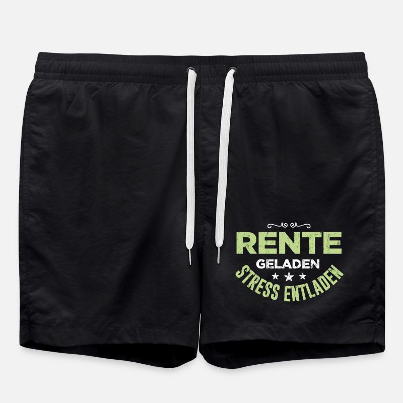 Cadeau de retraite chargé de rente - Short de bain - noir