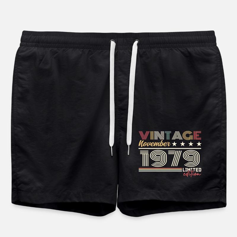 Novembre 1979 - Short de bain - noir