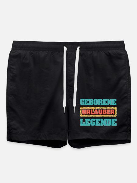 Gift for holidaymakers - Swim Trunks - black