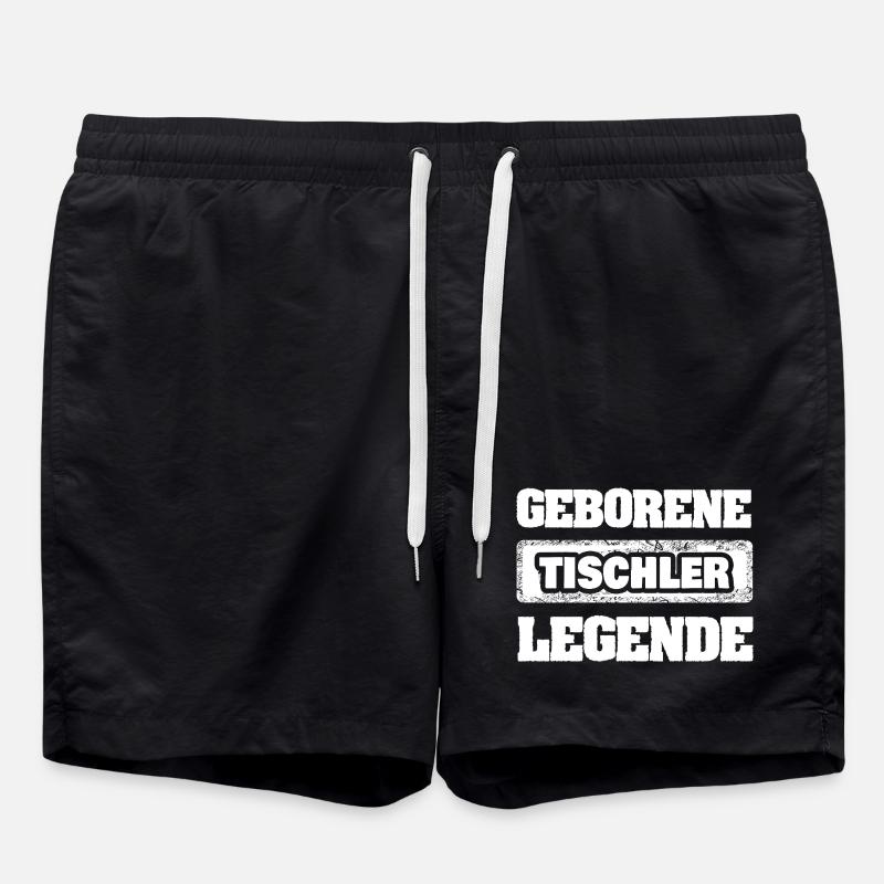 Gift for Carpenter - Swim Trunks - black