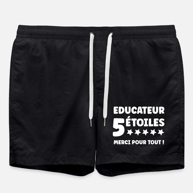 Erzieher - Badeshorts - Schwarz