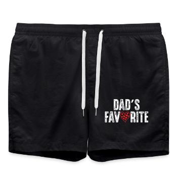 Papas_Lieblings - Short de bain - noir - Devant - AI Model Male 185 light (185cm)