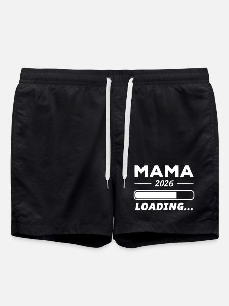 Mama 2026 Loading... - Swim Trunks - black