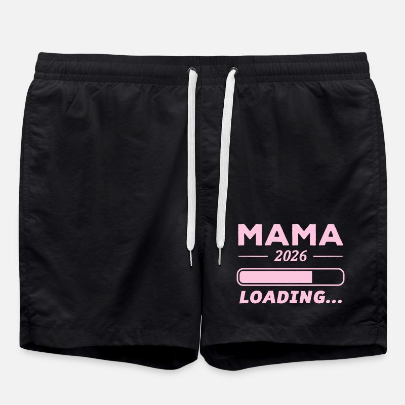 Mama 2026 Loading... - Swim Trunks - black