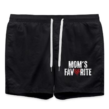 Le préféré de maman - Short de bain - noir - Devant - AI Model Male 185 light (185cm)