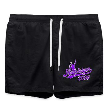 Tennis Promou, équipe Championne de Tennis 2026 - Short de bain - noir - Devant - AI Model Male 185 light (185cm)