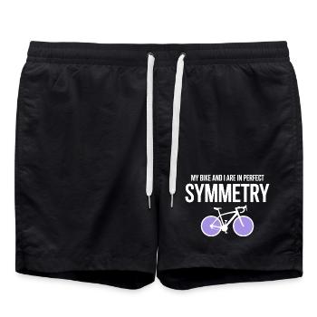 Artistic Cycling Perfect Symmetry Professional  - Swim Trunks - black - Front - AI Model Male 185 light (185cm)