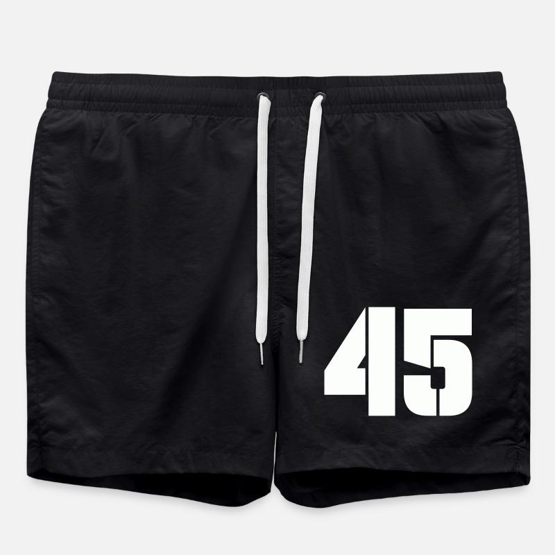 45 - Short de bain - noir