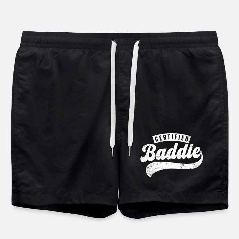 Zertifizierter Bösewicht - Badeshorts - Schwarz