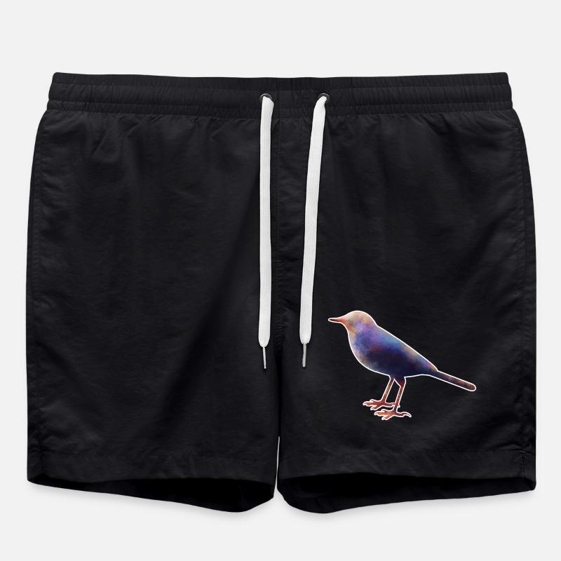 Schafstelze.1 - Badeshorts - Schwarz