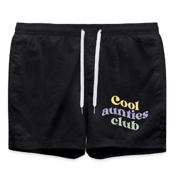 Club des tantes - Short de bain - noir - Devant - AI Model Male 185 light (185cm)