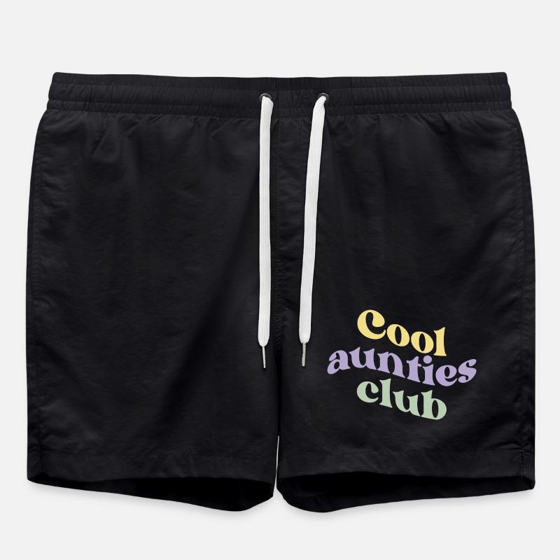 Club des tantes - Short de bain - noir