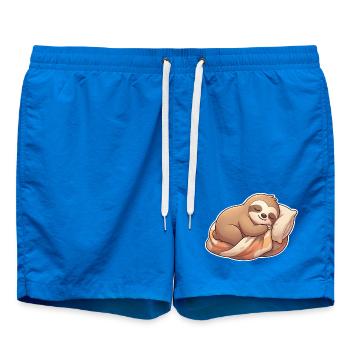 Faultier Schlafen - Badeshorts - Cobalt blue - Vorne