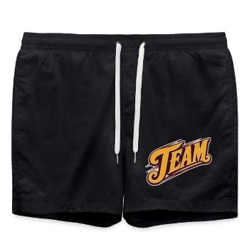 Équipe - Short de bain - noir - Devant - AI Model Male 185 light (185cm)