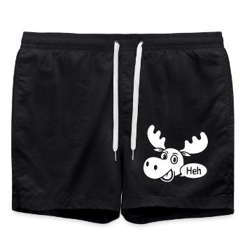 Orignal amusé - Short de bain - noir - Devant - AI Model Male 185 light (185cm)