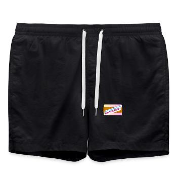 Sapperlot - Badeshorts - Schwarz - Vorne - AI Model Male 185 light (185cm)