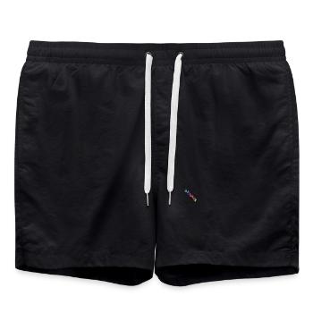 Passionate ❤️🔥 - Badeshorts - Schwarz - Vorne - AI Model Male 185 light (185cm)