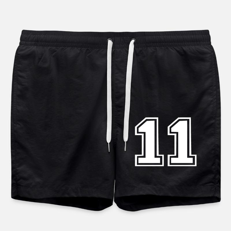 11 - Short de bain - noir