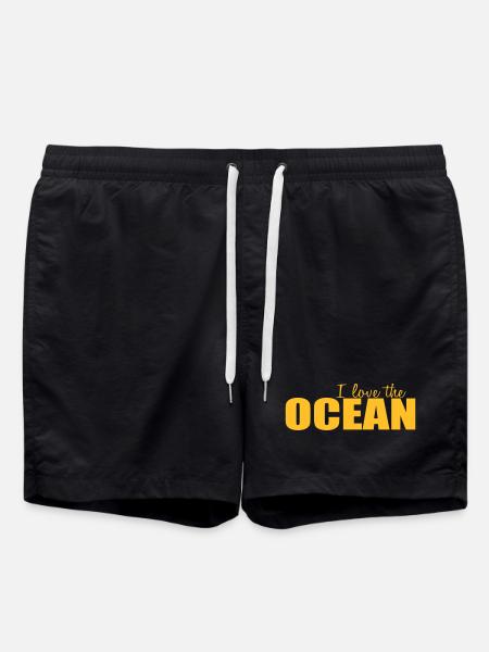 J’ADORE L’OCÉAN - Short de bain - noir
