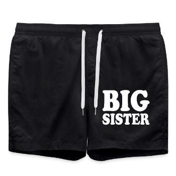 Big sister - Short de bain - noir - Devant - AI Model Male 185 light (185cm)