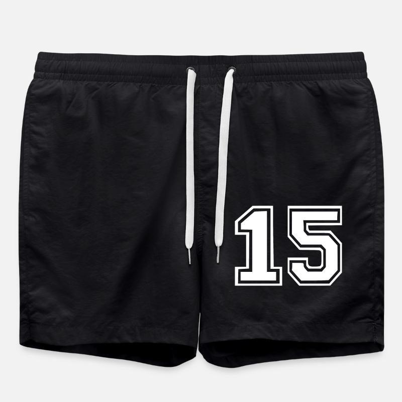 15 - Short de bain - noir