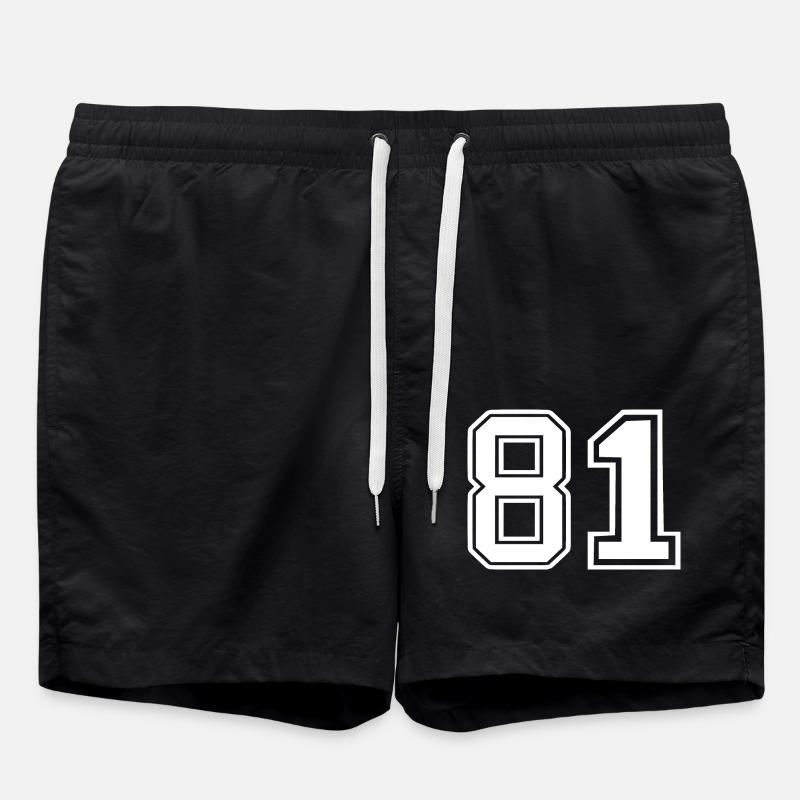 81 - Badeshorts - Schwarz