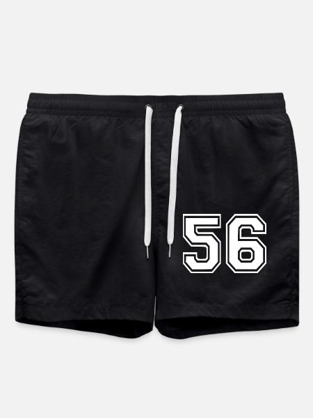 56 - Badeshorts - Schwarz