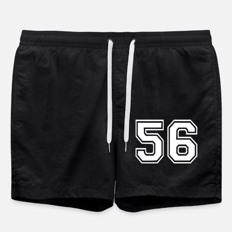 56 - Badeshorts - Schwarz