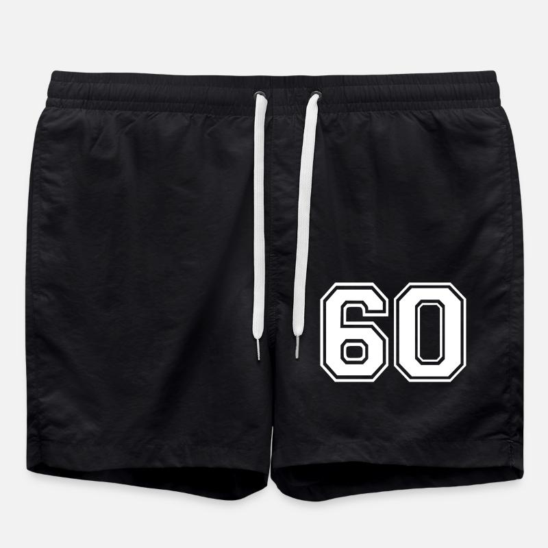 60 - Short de bain - noir