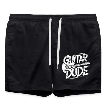 Guitar Dude - Music for Guitar Fans - Swim Trunks - black - Front - AI Model Male 185 light (185cm)