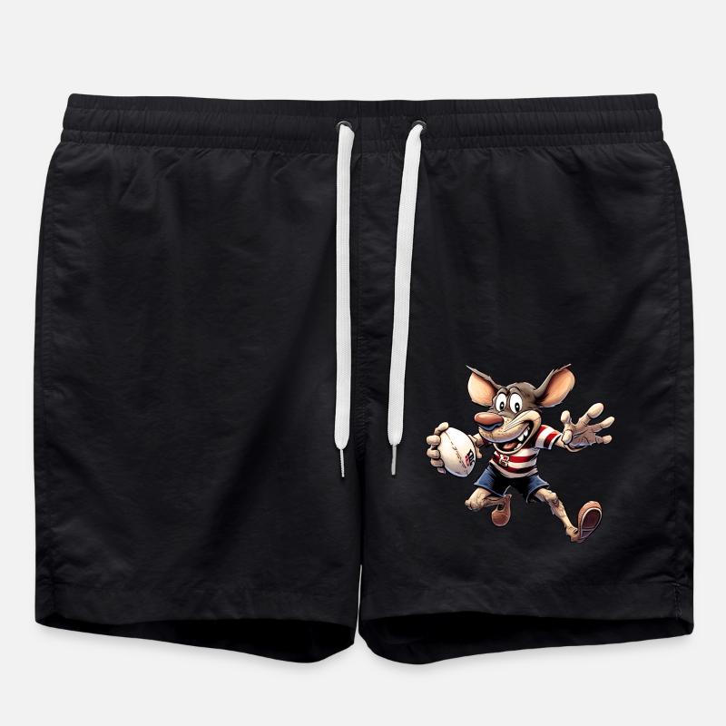 Rugby Mice - Swim Trunks - black