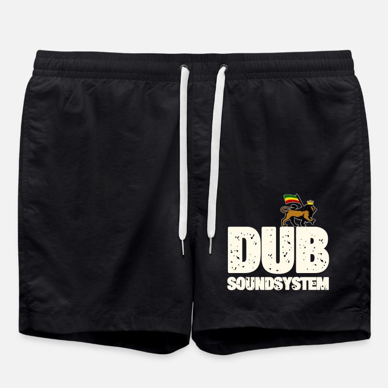 Dub Soundsystem - Badeshorts - Schwarz