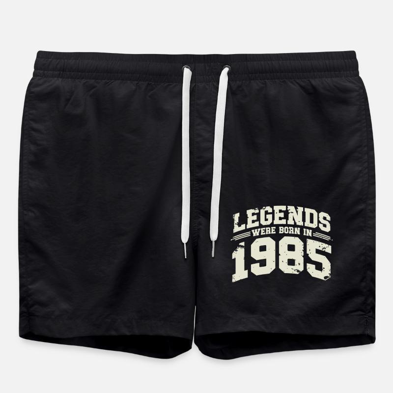 1985 Vintage Born Legends Cadeau d’anniversaire - Short de bain - noir