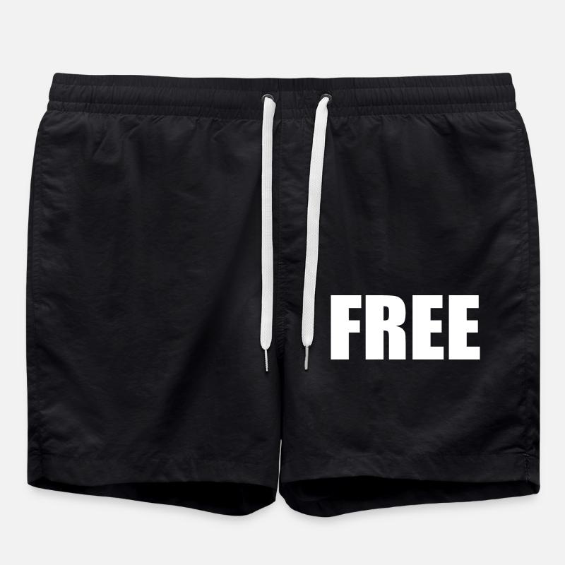 Free - Short de bain - noir
