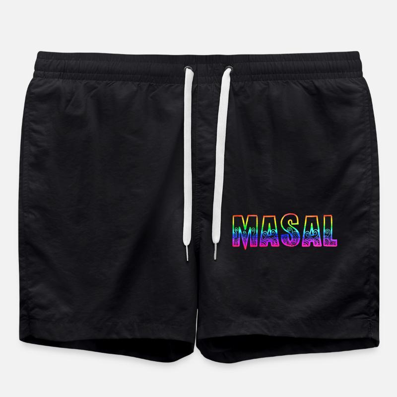 Masal RS Rainbow - Swim Trunks - black