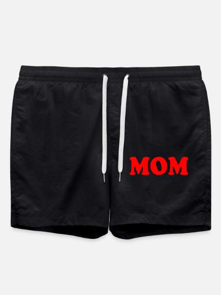 Mom - Badeshorts - Schwarz