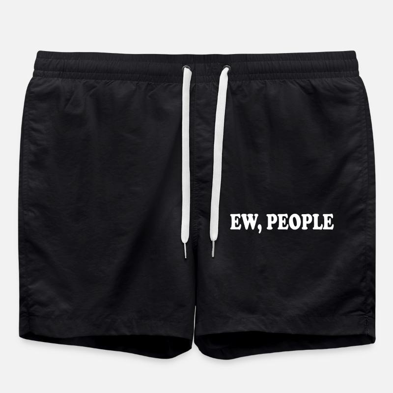 ew people - Swim Trunks - black