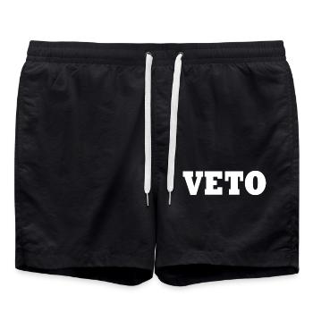 Veto - Badeshorts - Schwarz - Vorne - AI Model Male 185 light (185cm)