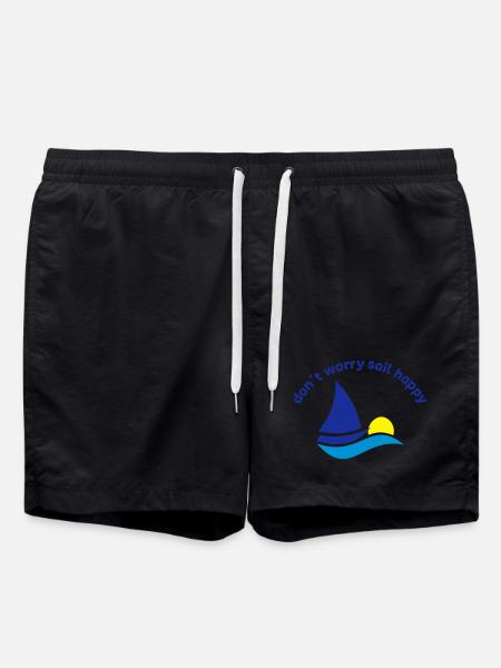 sailing - Swim Trunks - black