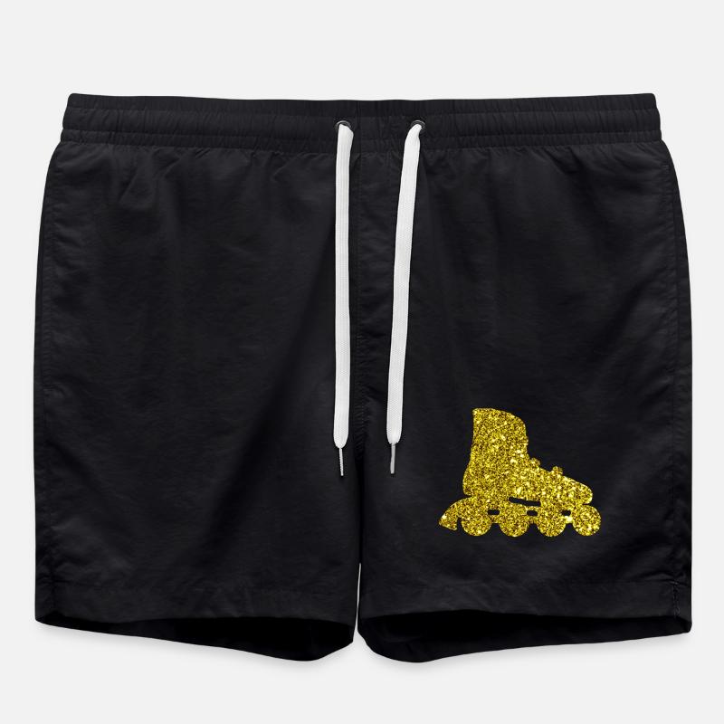 Gold Inline Skate - Badeshorts - Schwarz